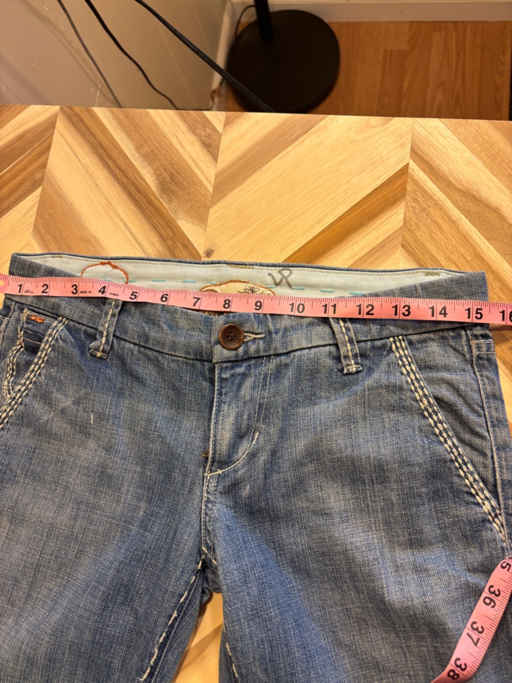 Joe's Jeans Faded Blue Wide-Leg Flare Jeans - Picture 9 of 11